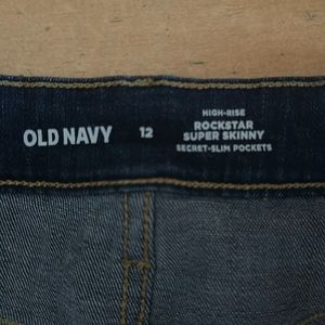 Old Navy High Waisted Super Skinny denim jeans